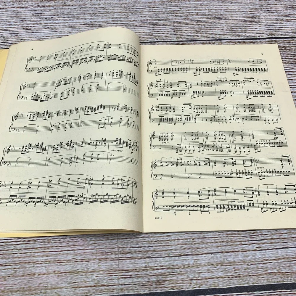 Schubert Four Impromptus Op 90 For the Piano Sheet Music G Buonamici C‎ 1897